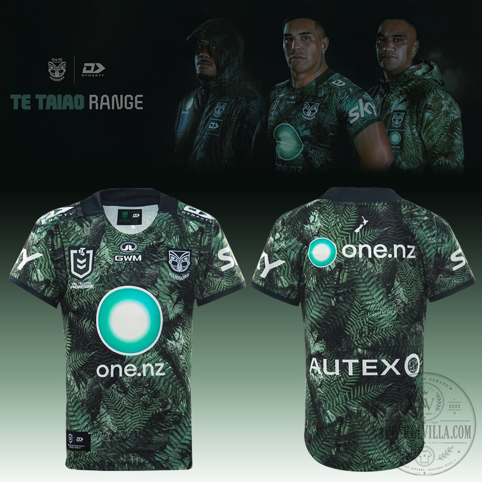 New Zealand Warriors Te Taiao Range National Rugby League 2026 Season Jersey