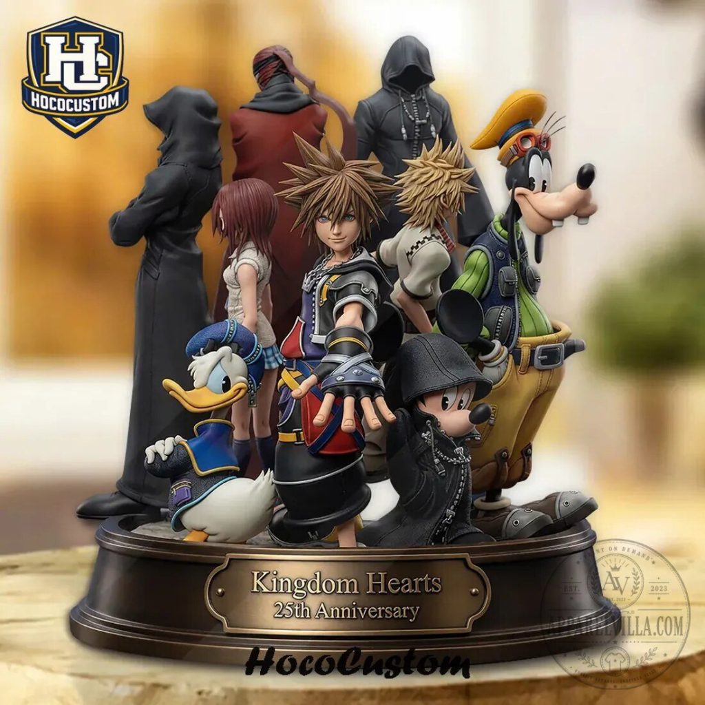 Kingdom Hearts 4 25th Anniversary Sculpted Character Diorama Desktop Statue
