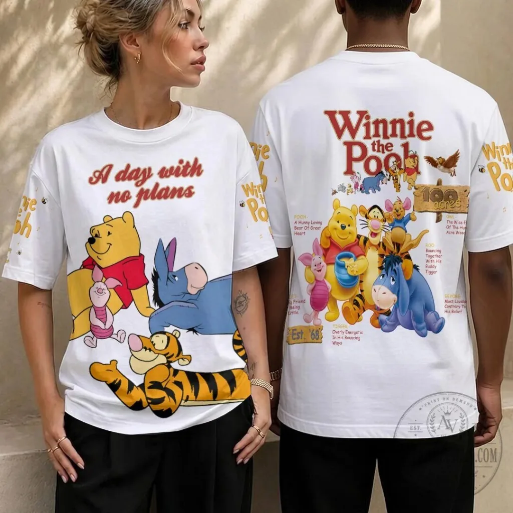 Winnie the Pooh and Friends 100 Acre Wood White T-Shirt