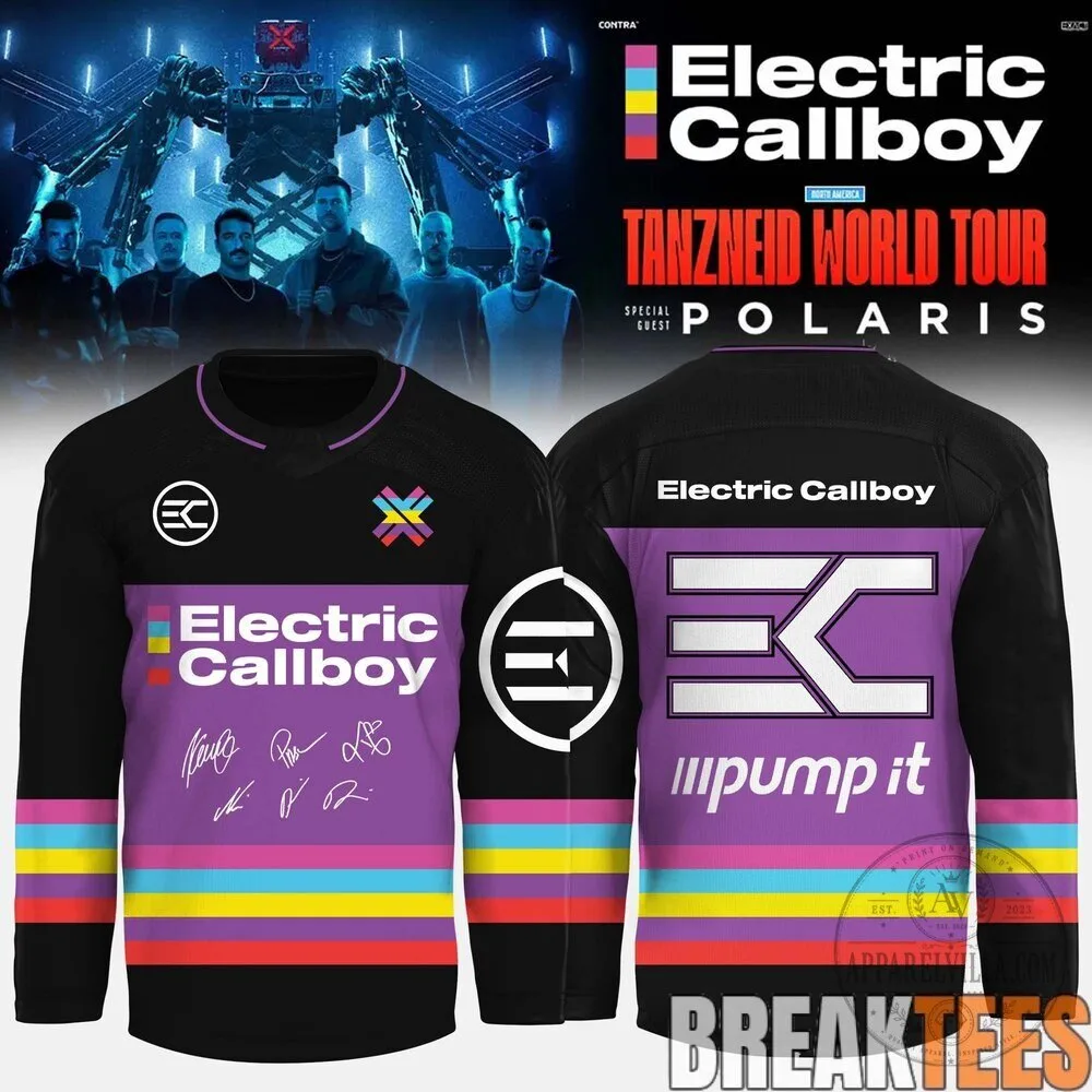 Electric Callboy Tanzneid World Tour Polaris Band Hockey Jersey