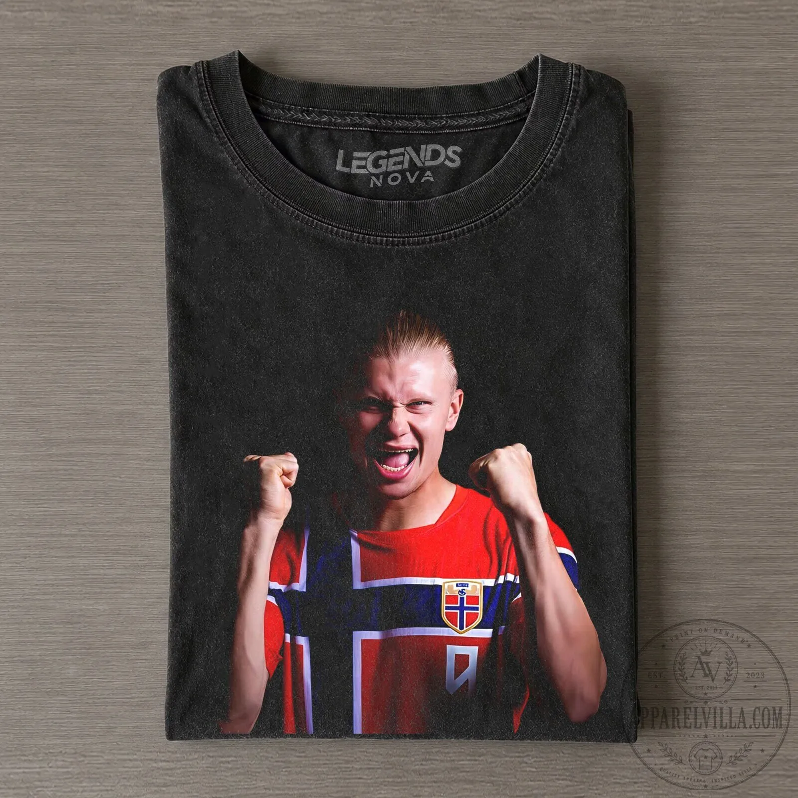 Norwegian Football Star Erling Haaland Graphic Tee