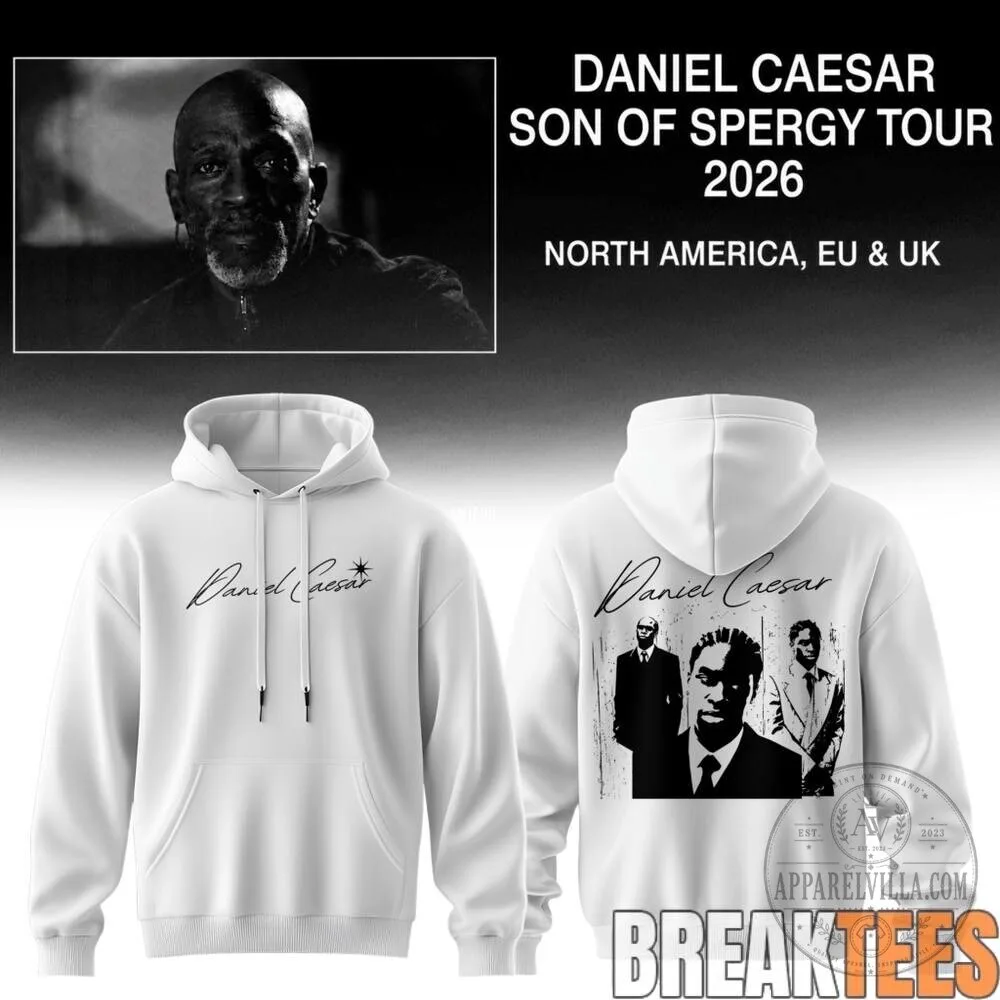 Daniel Caesar Son of Spergy Tour 2026 North America EU UK Hoodie