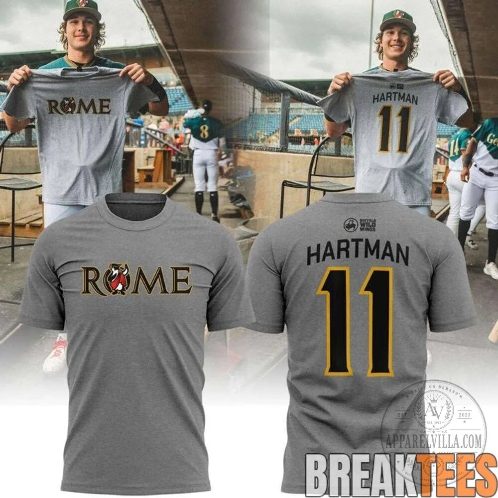Rome Emperors Baseball Hartman 11 Limited Edition T-Shirt