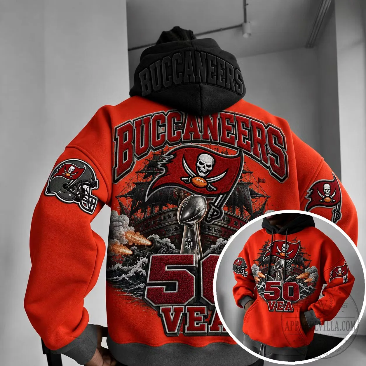 Tampa Bay Buccaneers 50th Anniversary Super Bowl Champions Hoodie