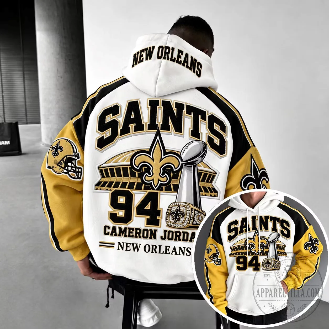 New Orleans Saints Super Bowl Champions Football Team Hoodie
