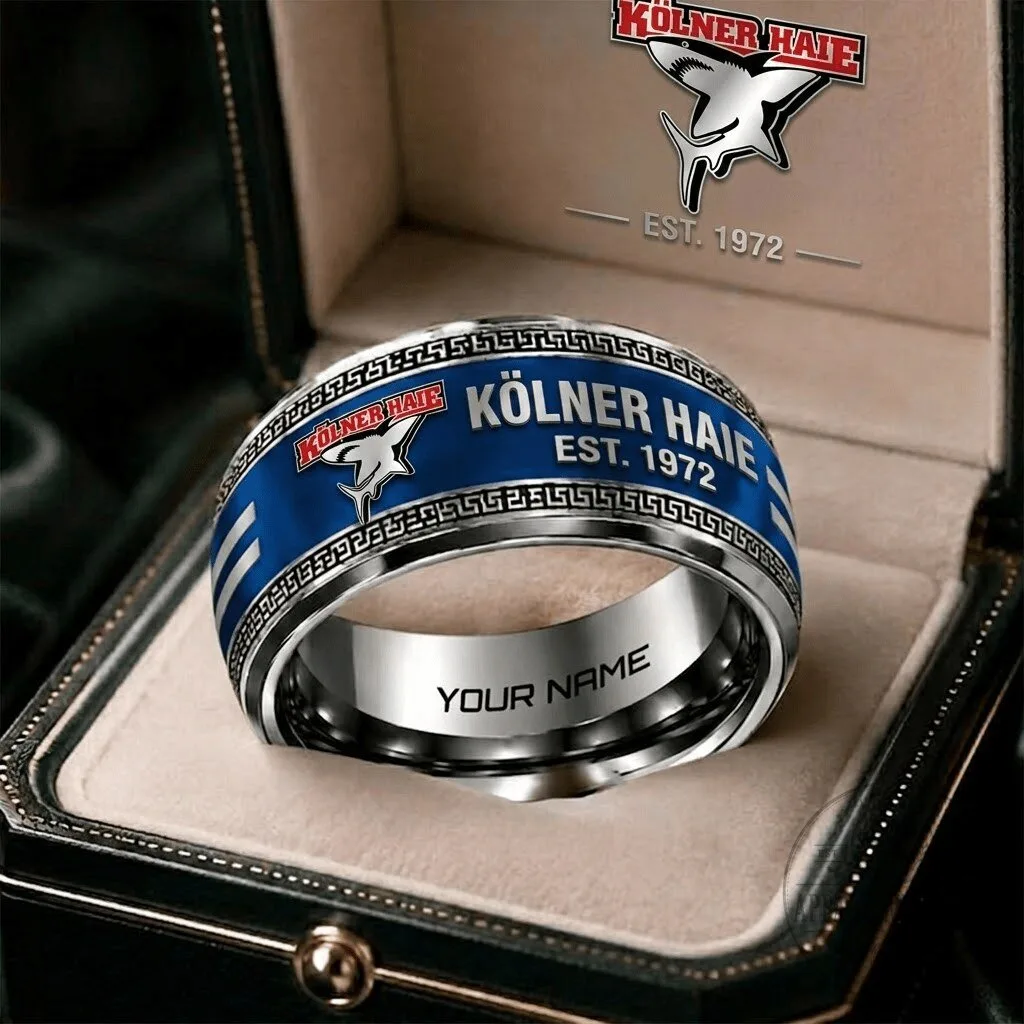 Kölner Haie German Ice Hockey League Personalized Ring