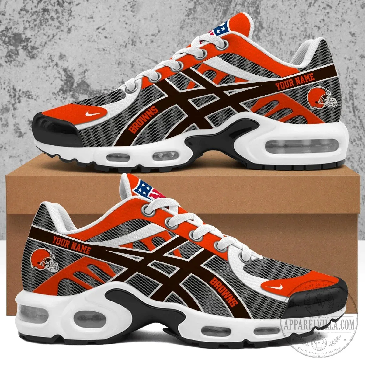 Personalized Cleveland Browns NFL Air Max Shoes