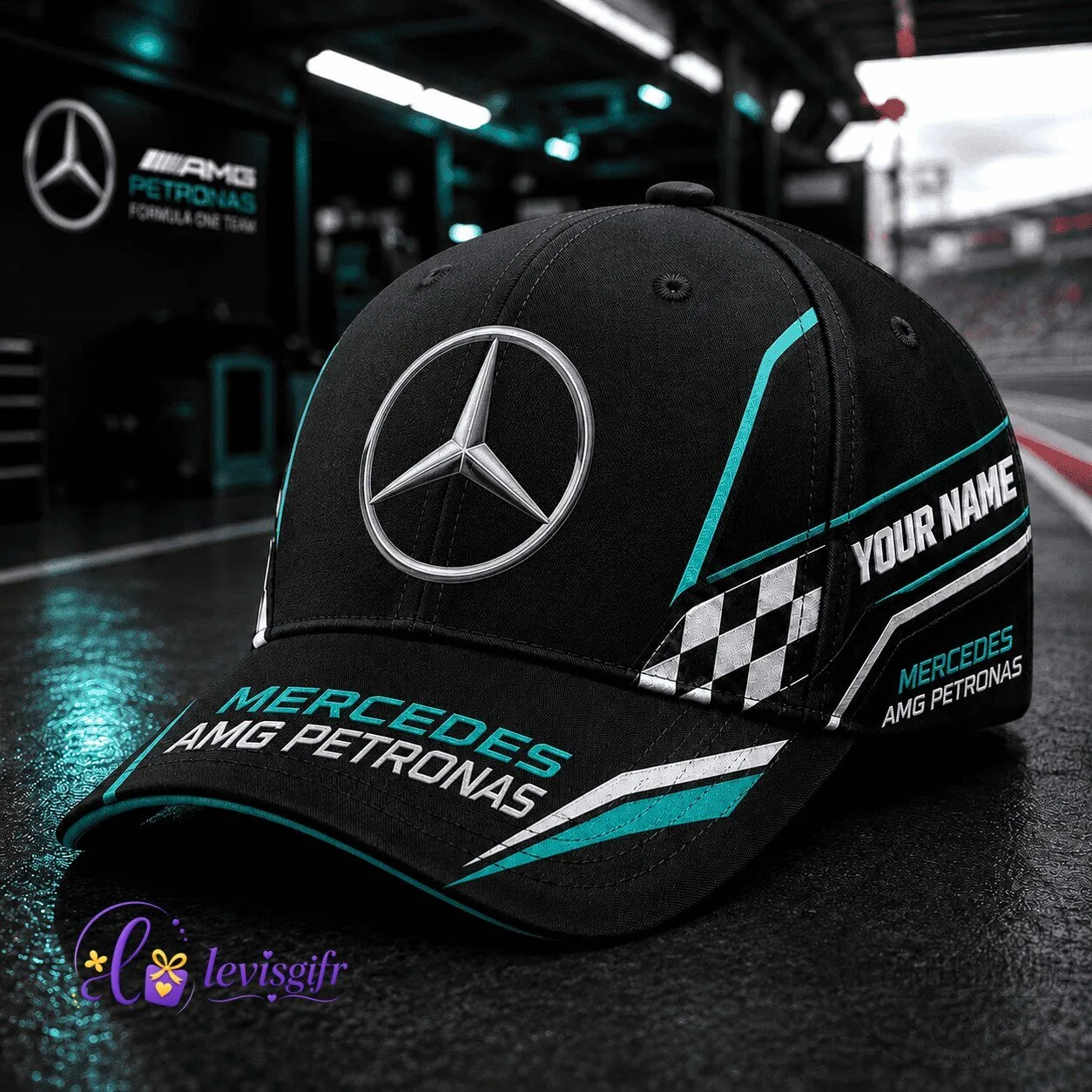 Mercedes AMG Petronas Formula One Racing Fan Gift Personalized Cap Hat