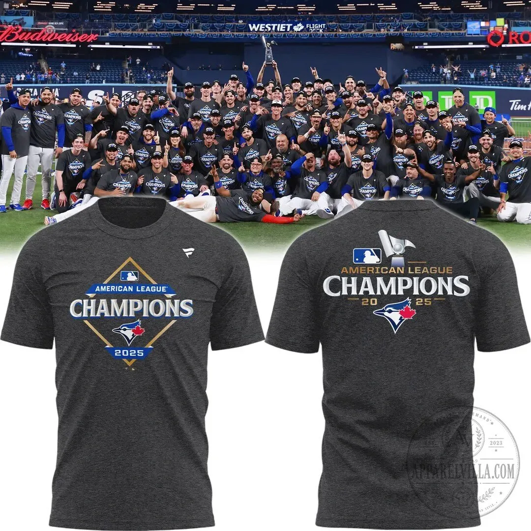 2025 Blue Jays Shirt - American League Champions Toronto Blue Jays
