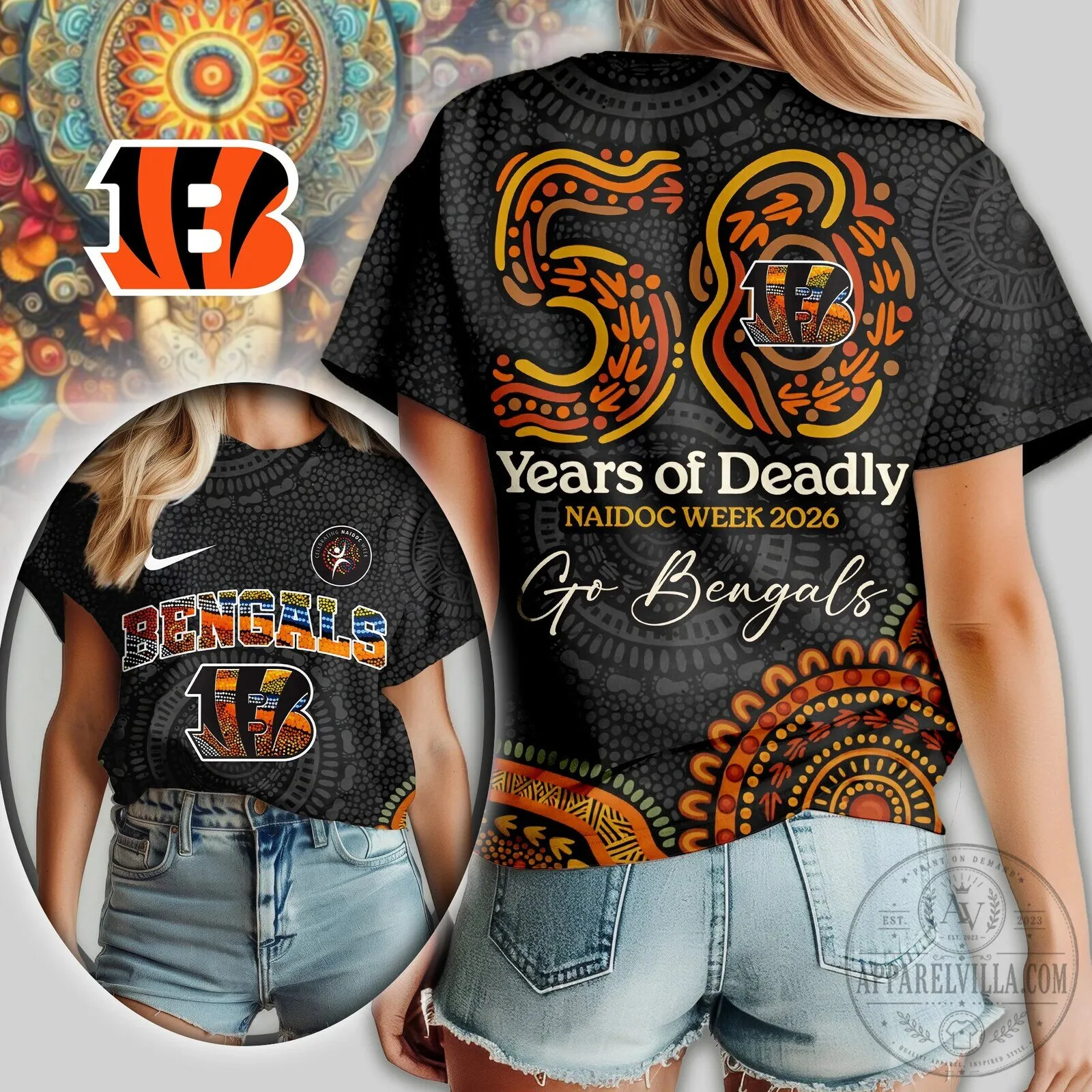 Cincinnati Bengals NFL Week 3 Shirt NAIDOC Week 2026 T-Shirt