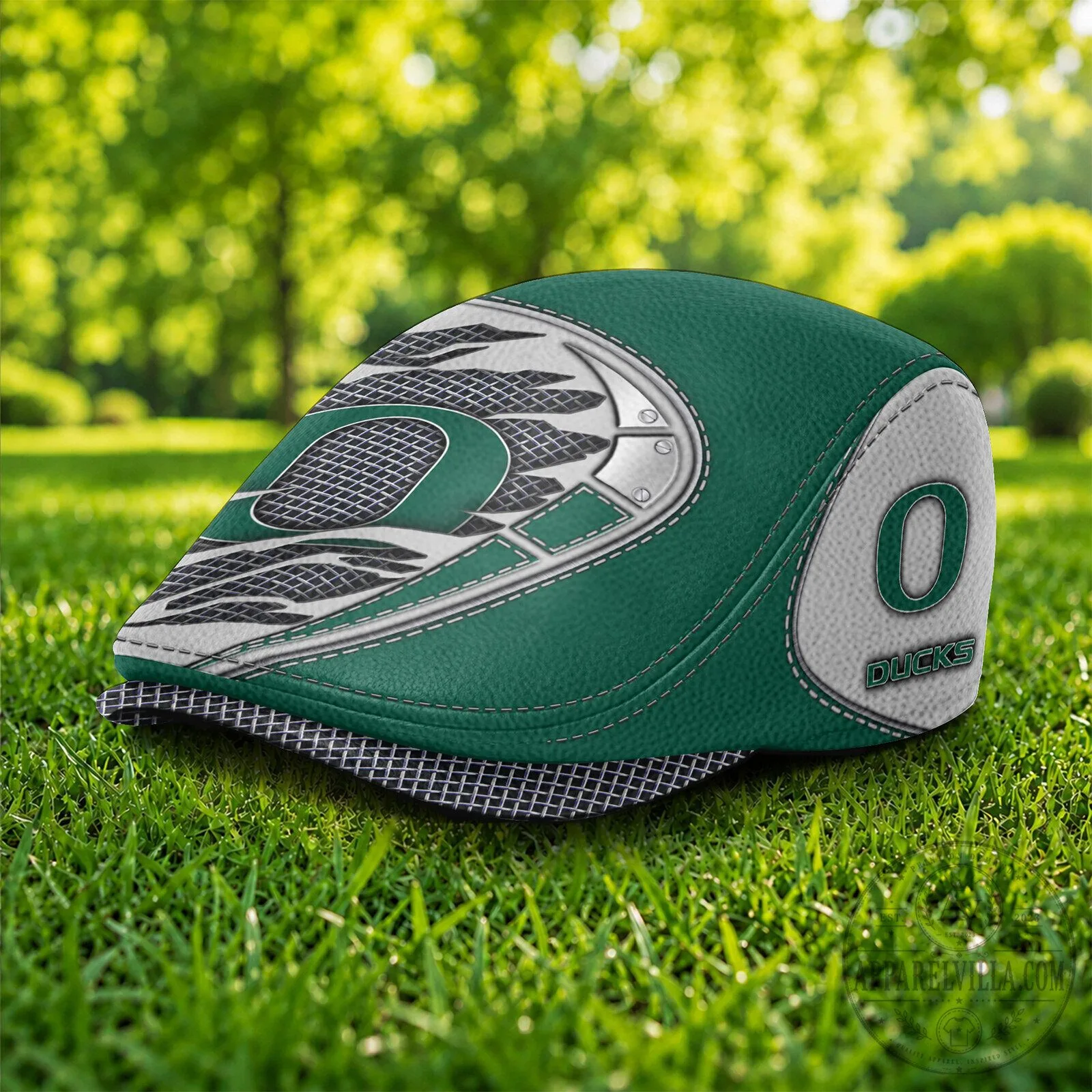 Oregon Ducks NCAA College Football Team Golf Flat Cap Hat