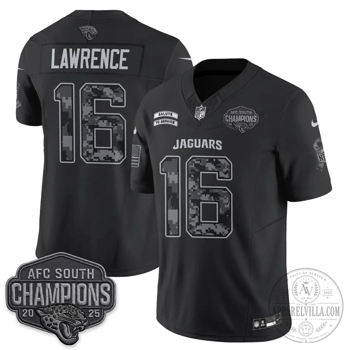 Trevor Lawrence Salute To Service Jersey - Jacksonville Jaguars Football Gear