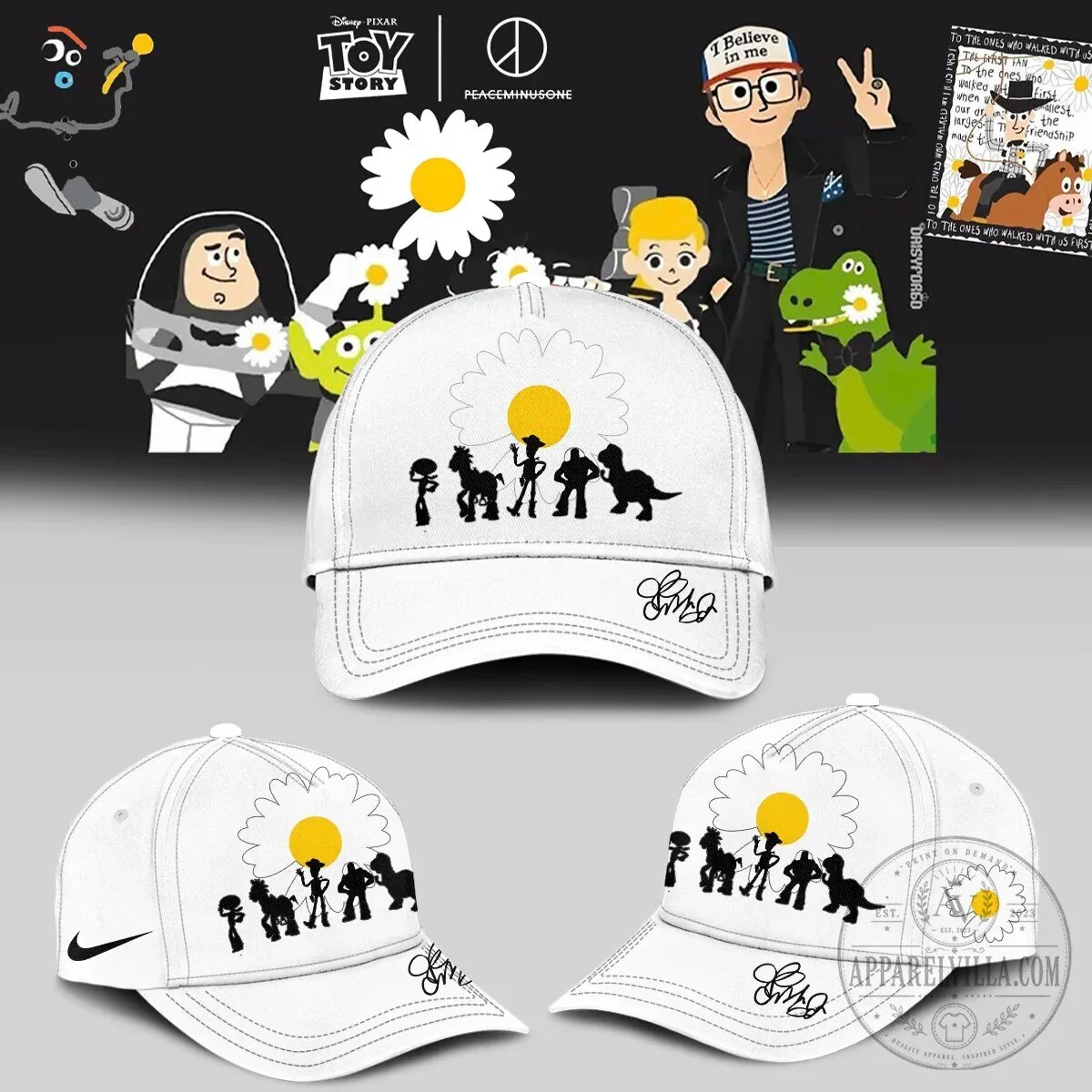Toy Story Peaceminusone Daisy G-Dragon Baseball Cap Hat