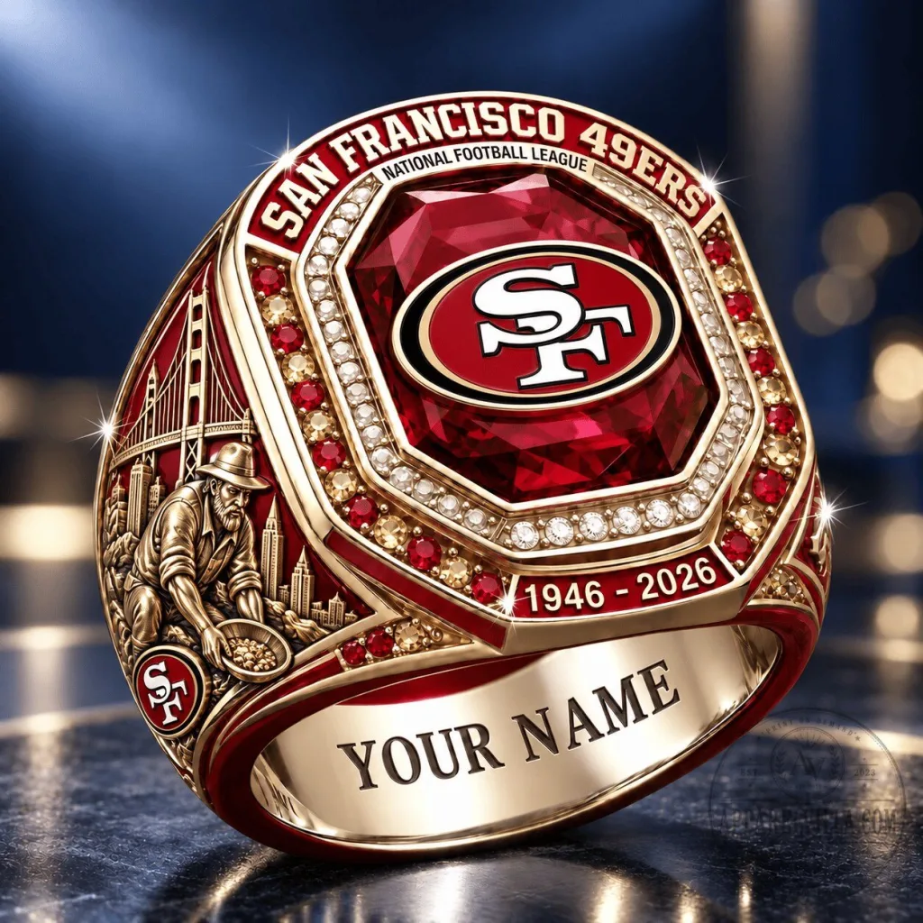 49ers NFL Championship Ring - San Francisco Football Team Collectible