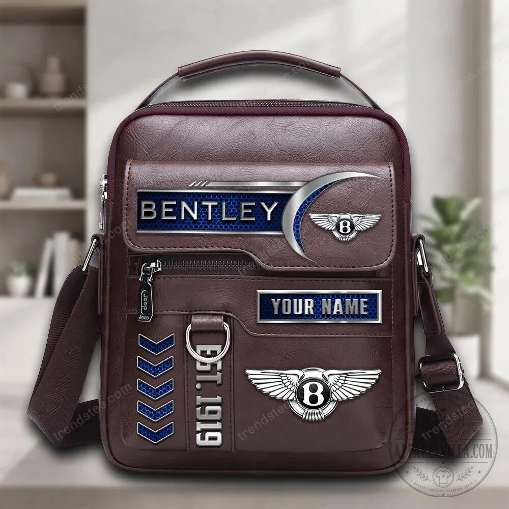 Personalized Bentley Motors Luxury Car Brand Shoulder Bag