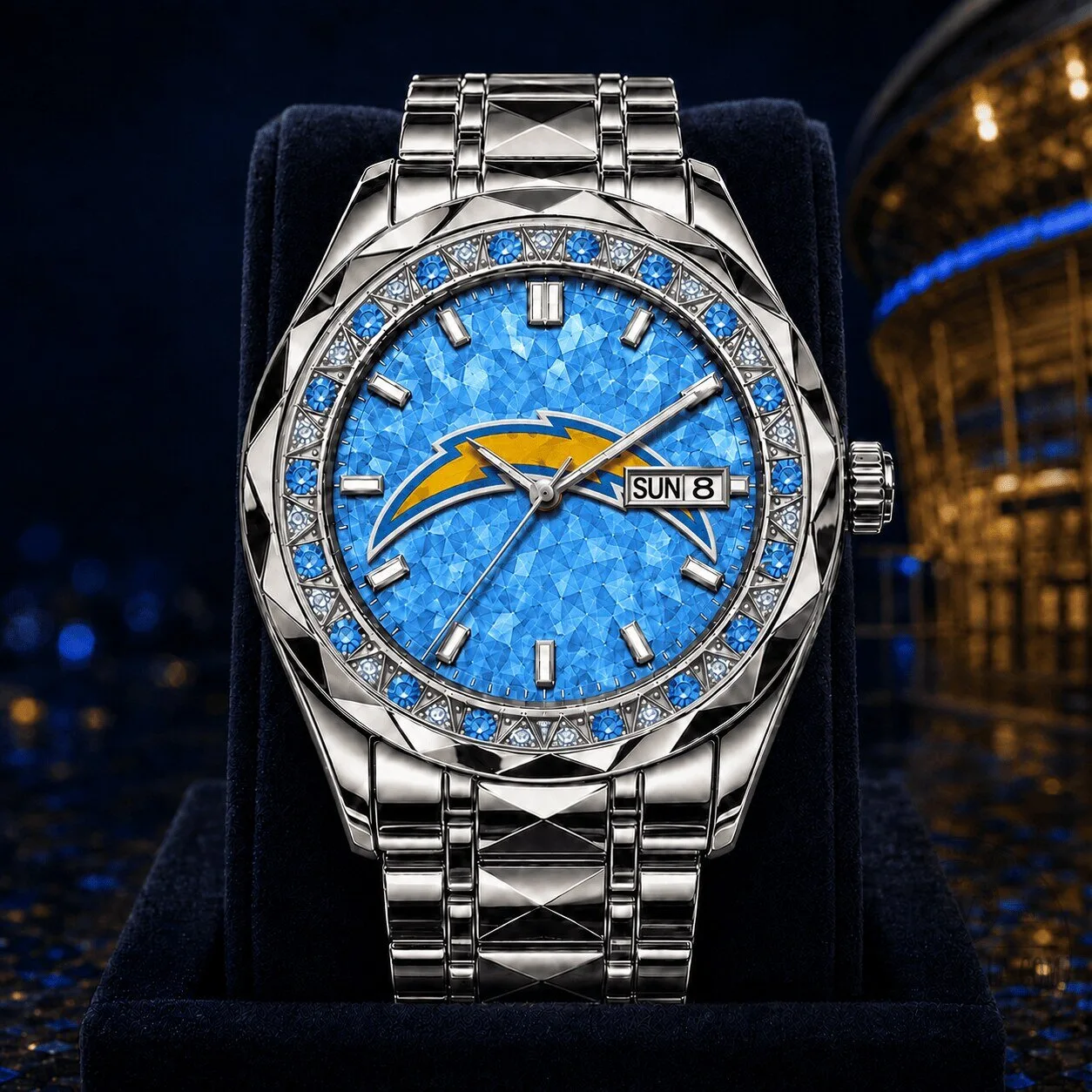 Los Angeles Chargers National Football League Men's Stainless Steel Watch