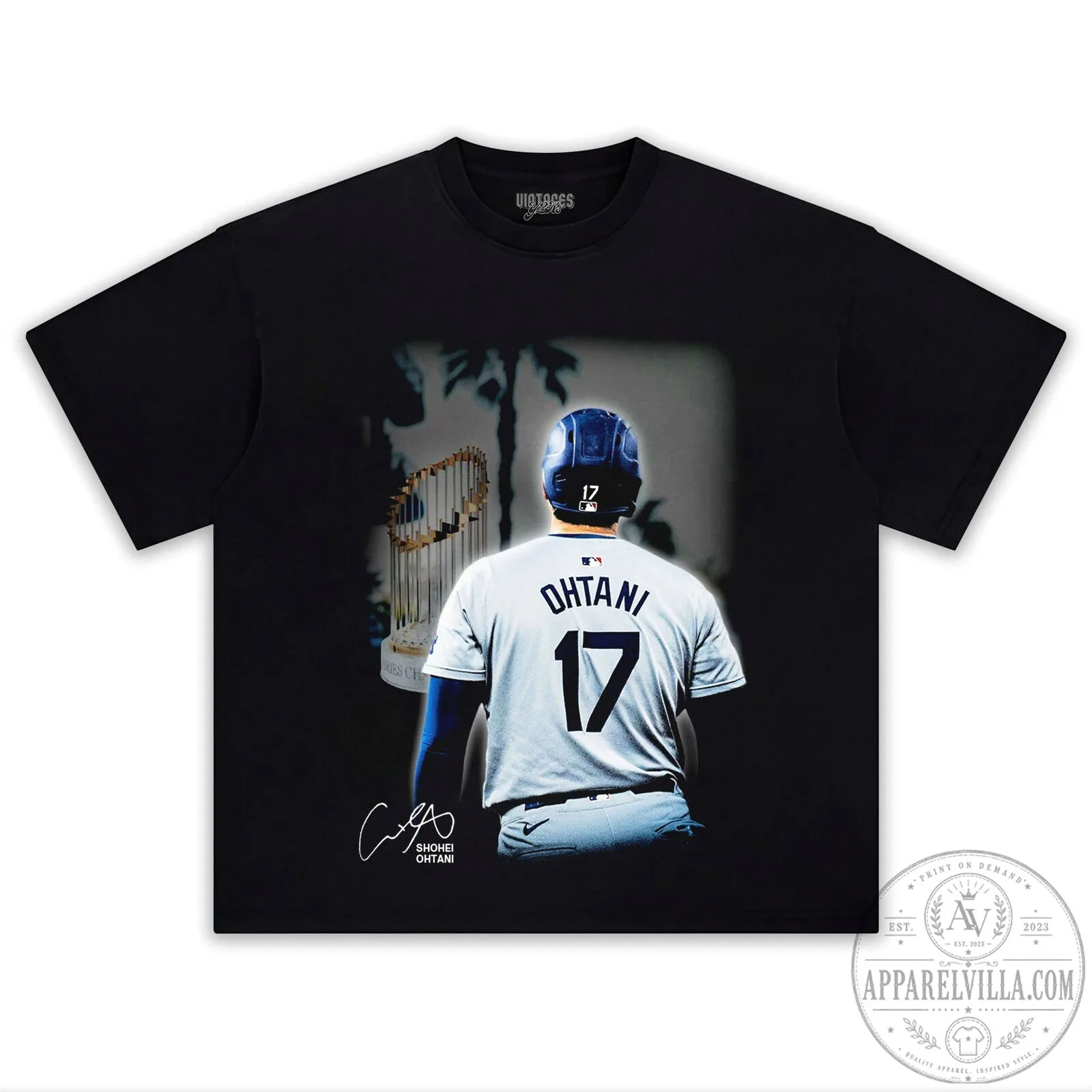 Shohei Ohtani World Series Champion Baseball Fan T-Shirt