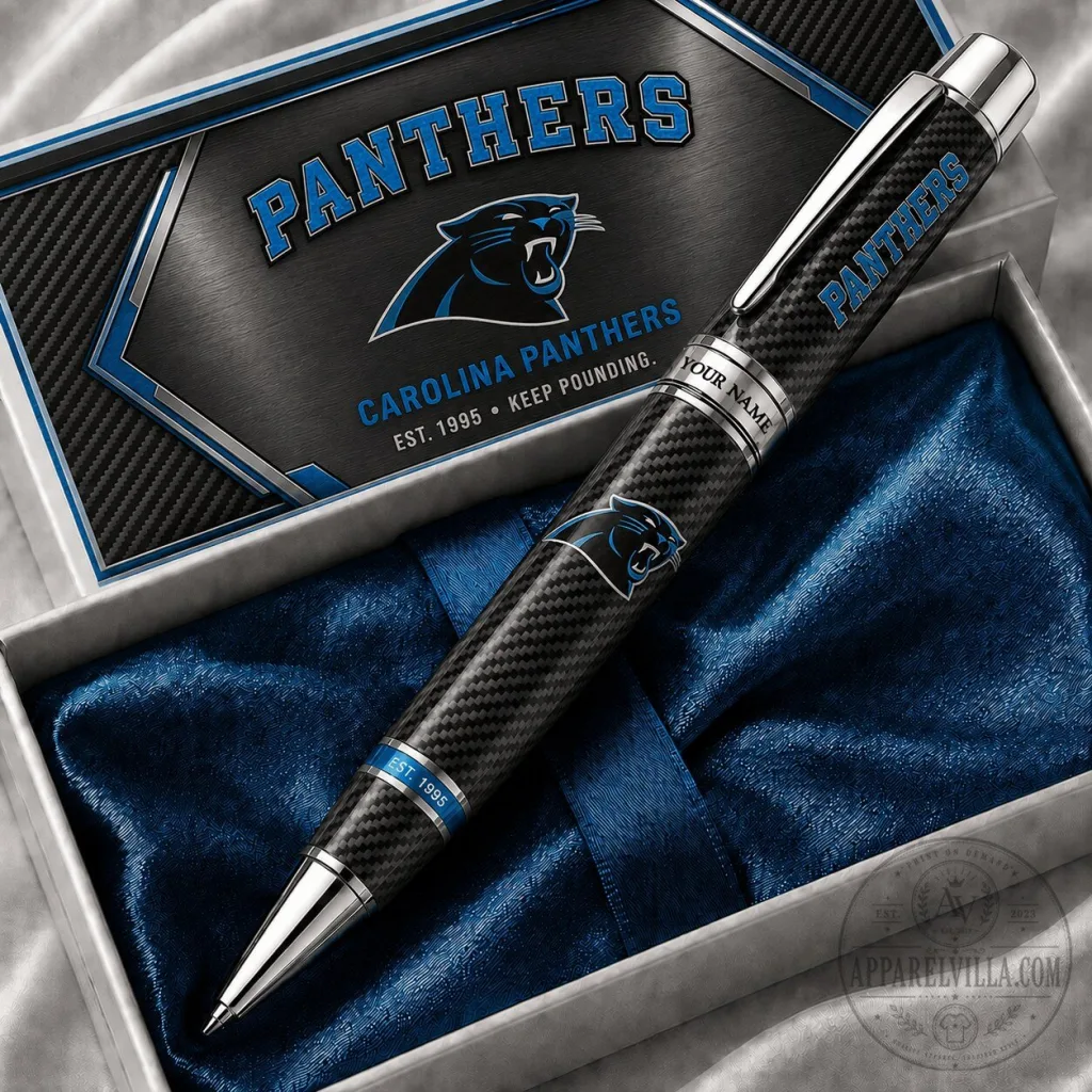 Carolina Panthers NFL Football Team Carbon Fiber Ballpoint Pen Carolina Panthers NFL Football Team Carbon Fiber Ballpoint Pen