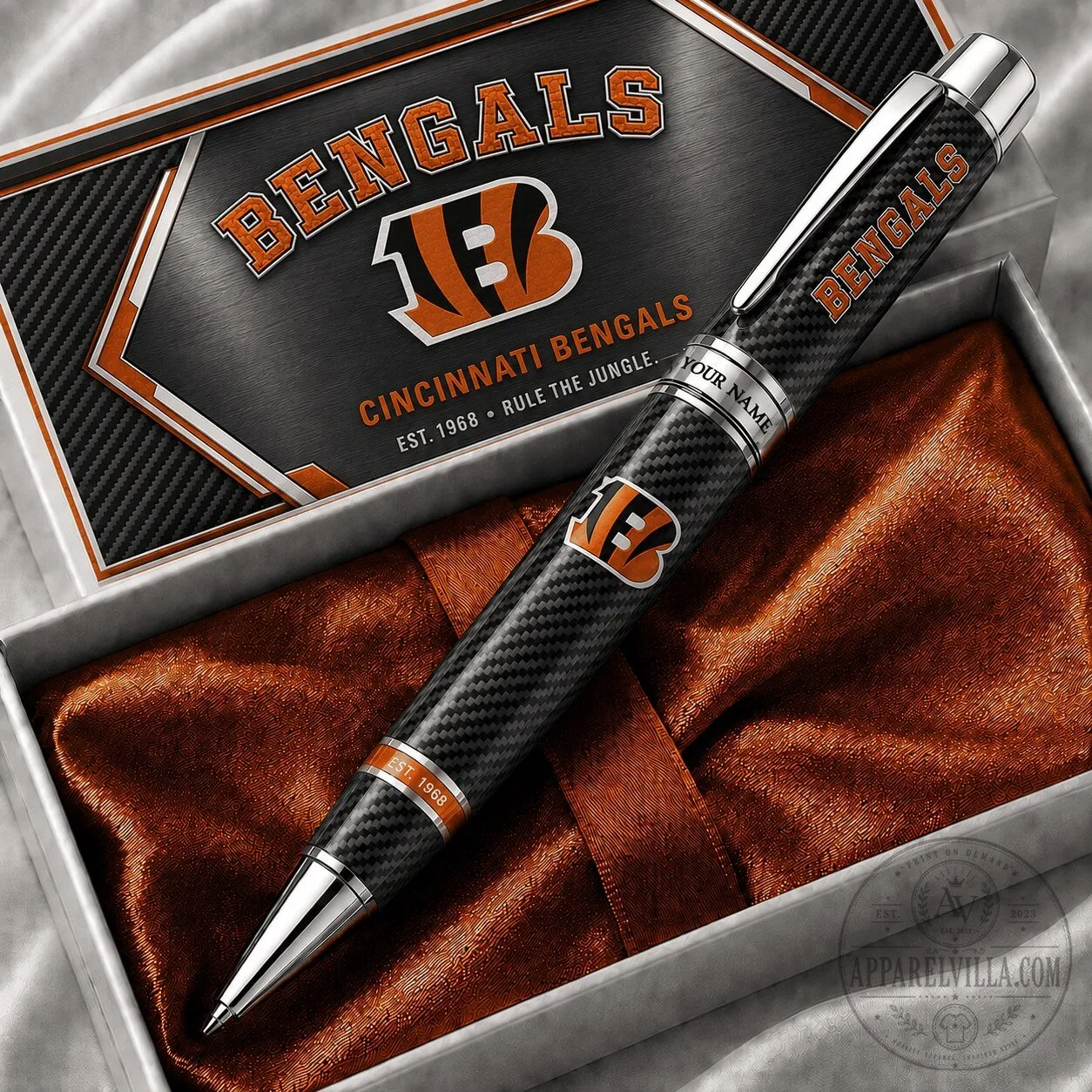 Cincinnati Bengals National Football League Carbon Fiber Ballpoint Pen