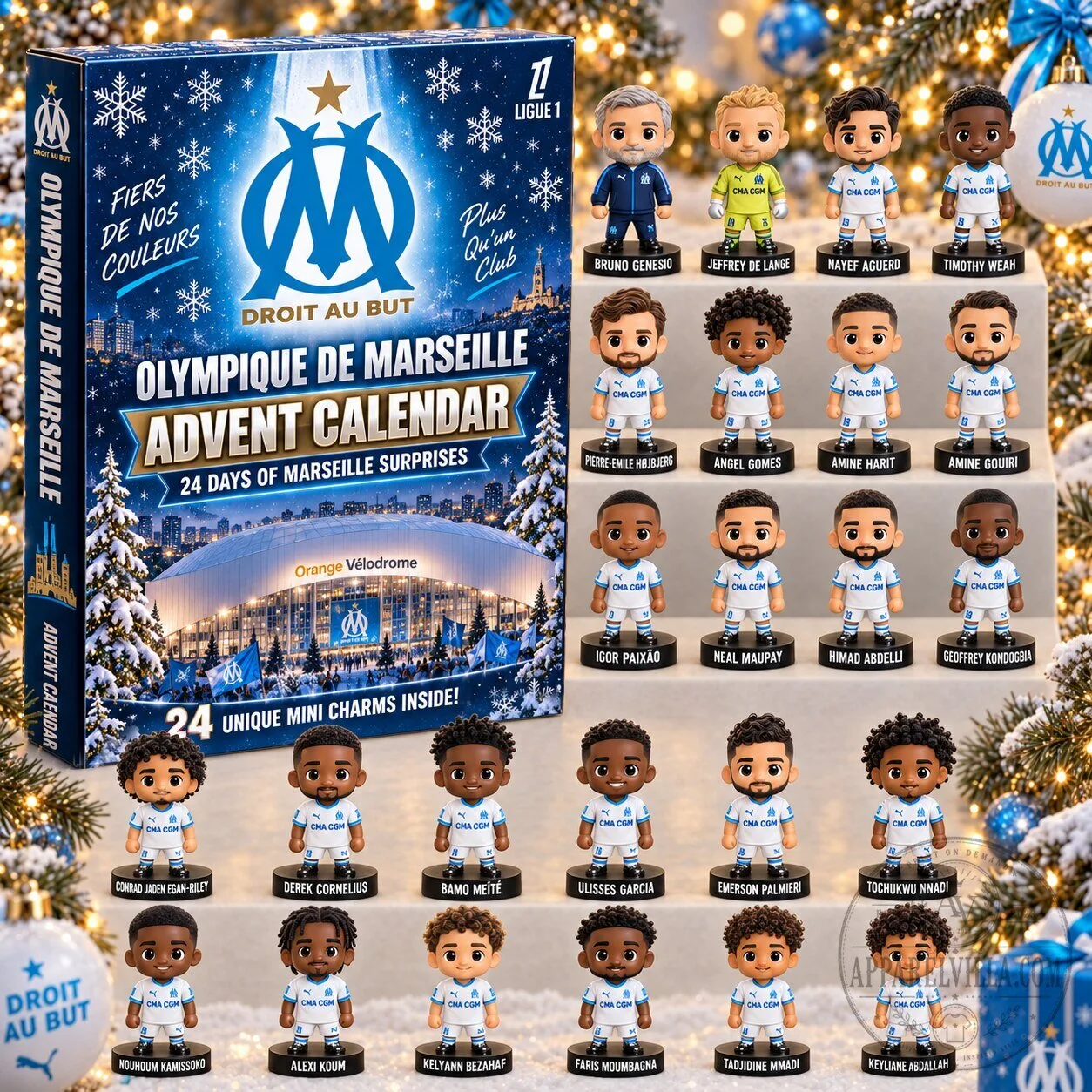 Olympique de Marseille Football Club Advent Calendar Christmas Gift