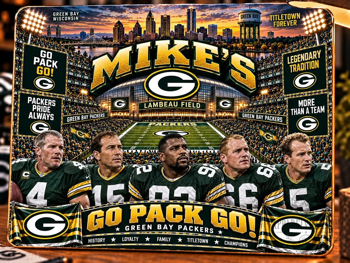 Green Bay Packers Lambeau Field Football Team Wall Art Decor