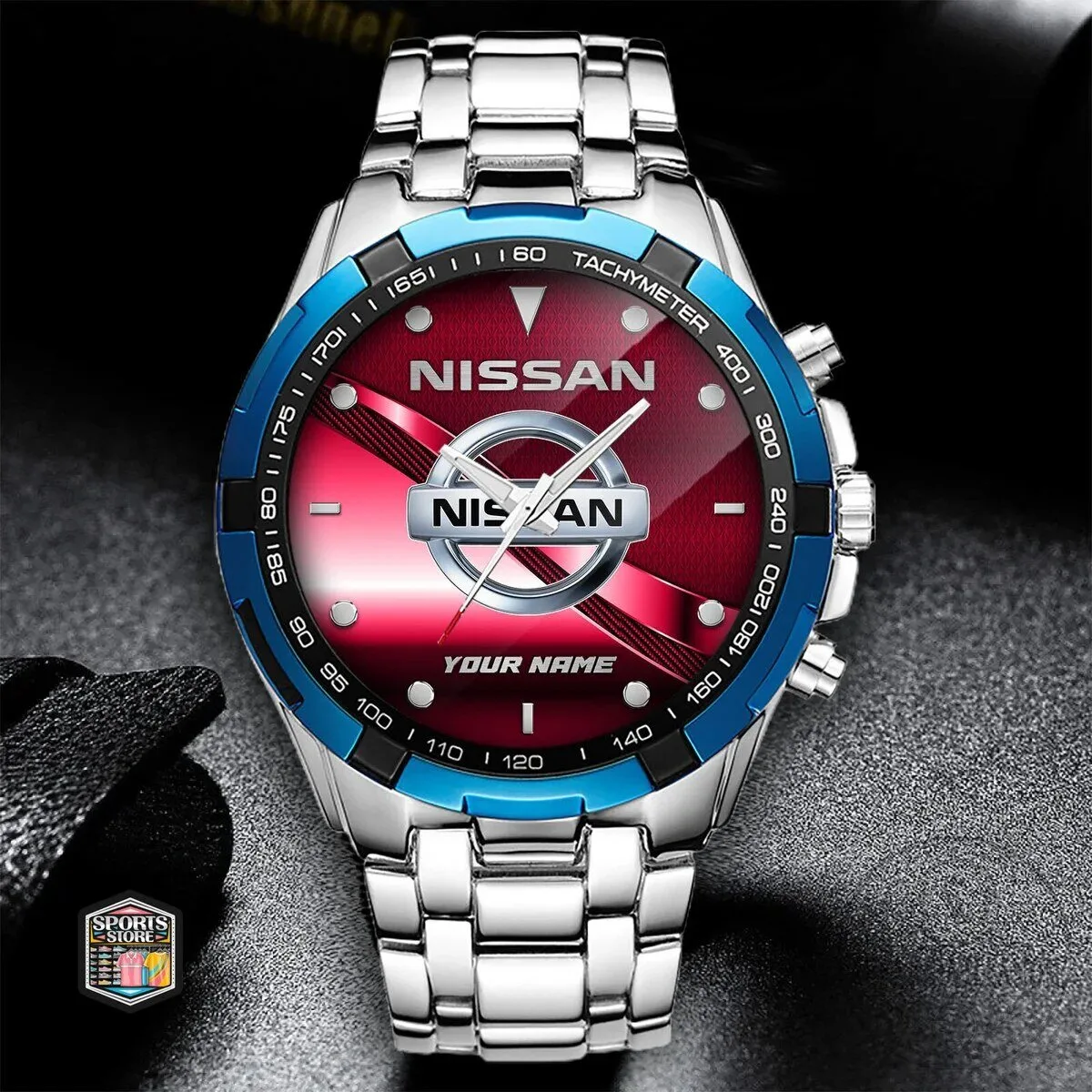 Nissan Custom Name Elegant Fashion Design Stainless Steel Watch