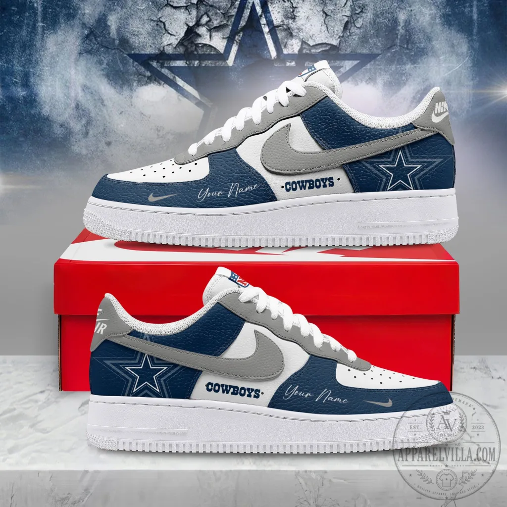 Dallas Cowboys Victory Pride Personalized Athletic Shoes