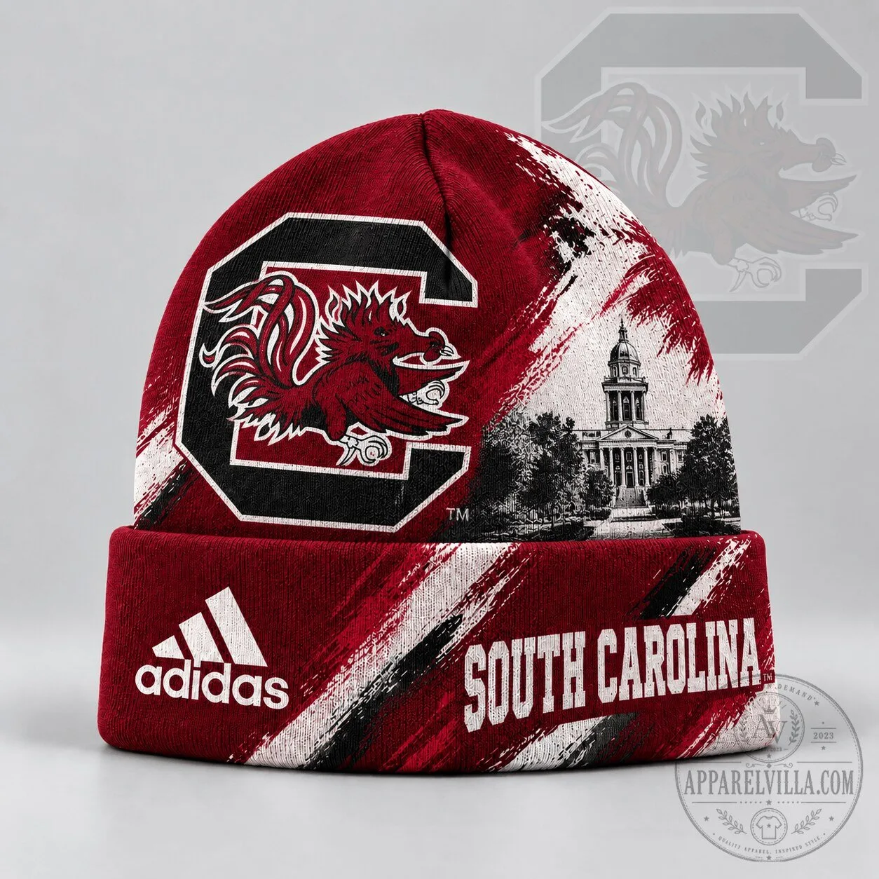 South Carolina Gamecocks NCAA Varsity Brushstroke Knit Cuff Beanie Hat