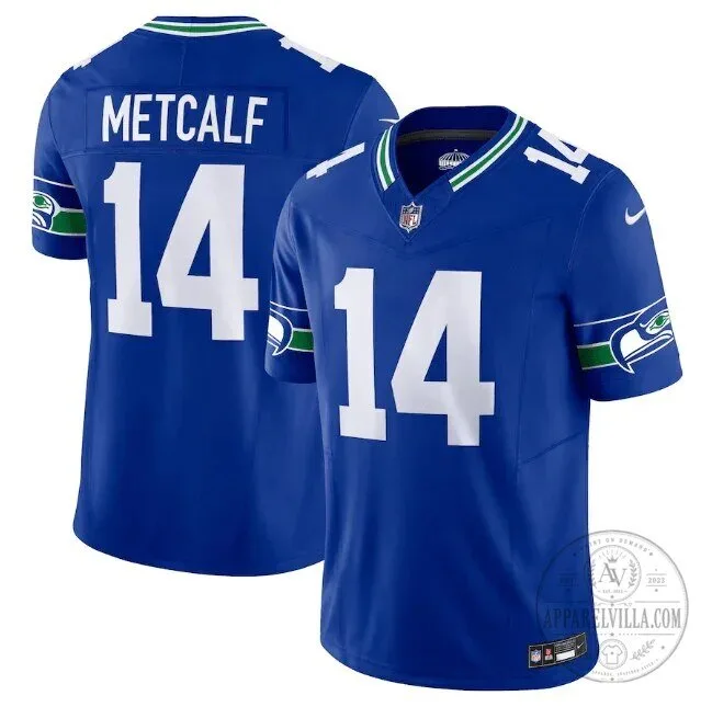 DK Metcalf Seattle Seahawks Royal Blue Football Jersey