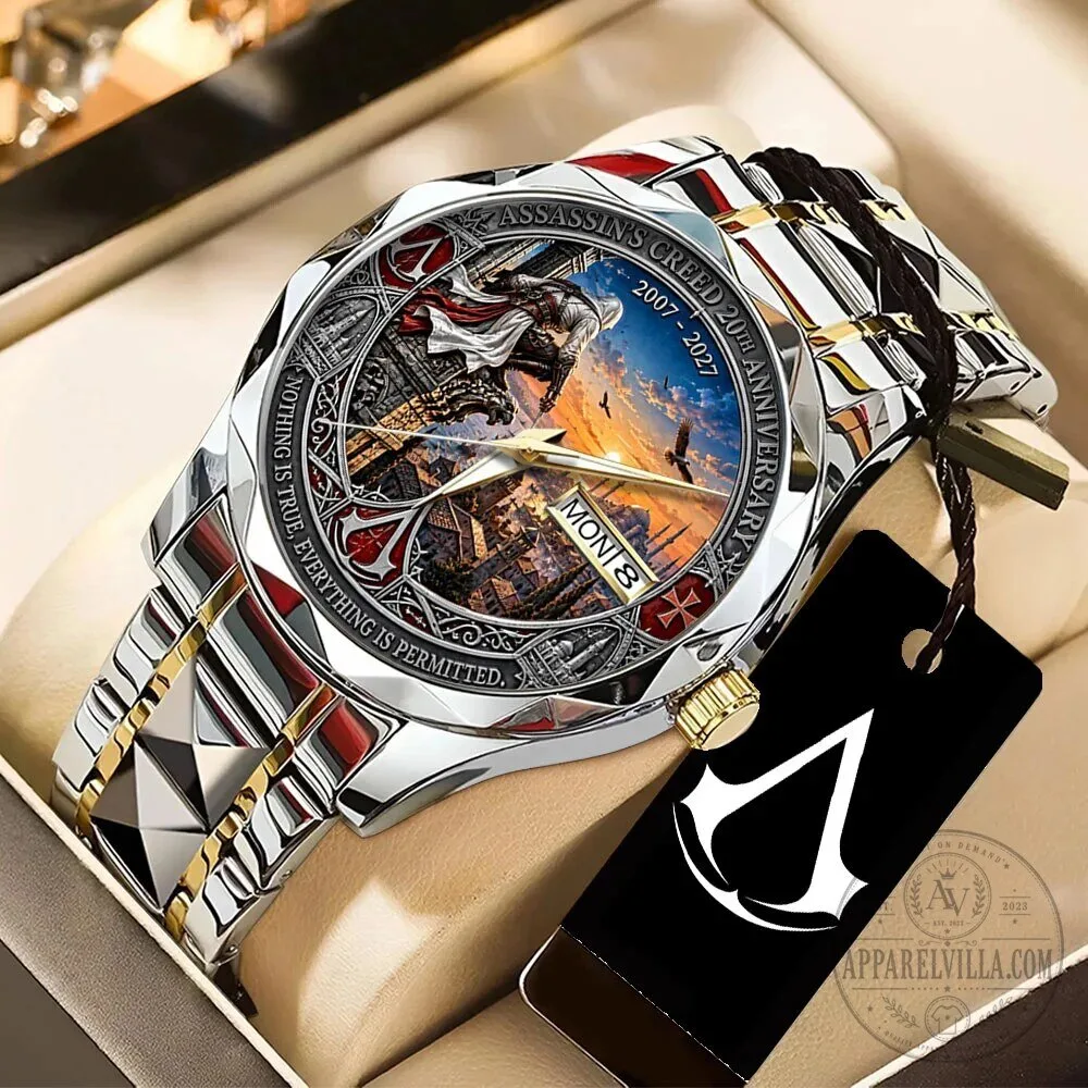 Assassin's Creed 20th Anniversary Luxury Quartz Watch