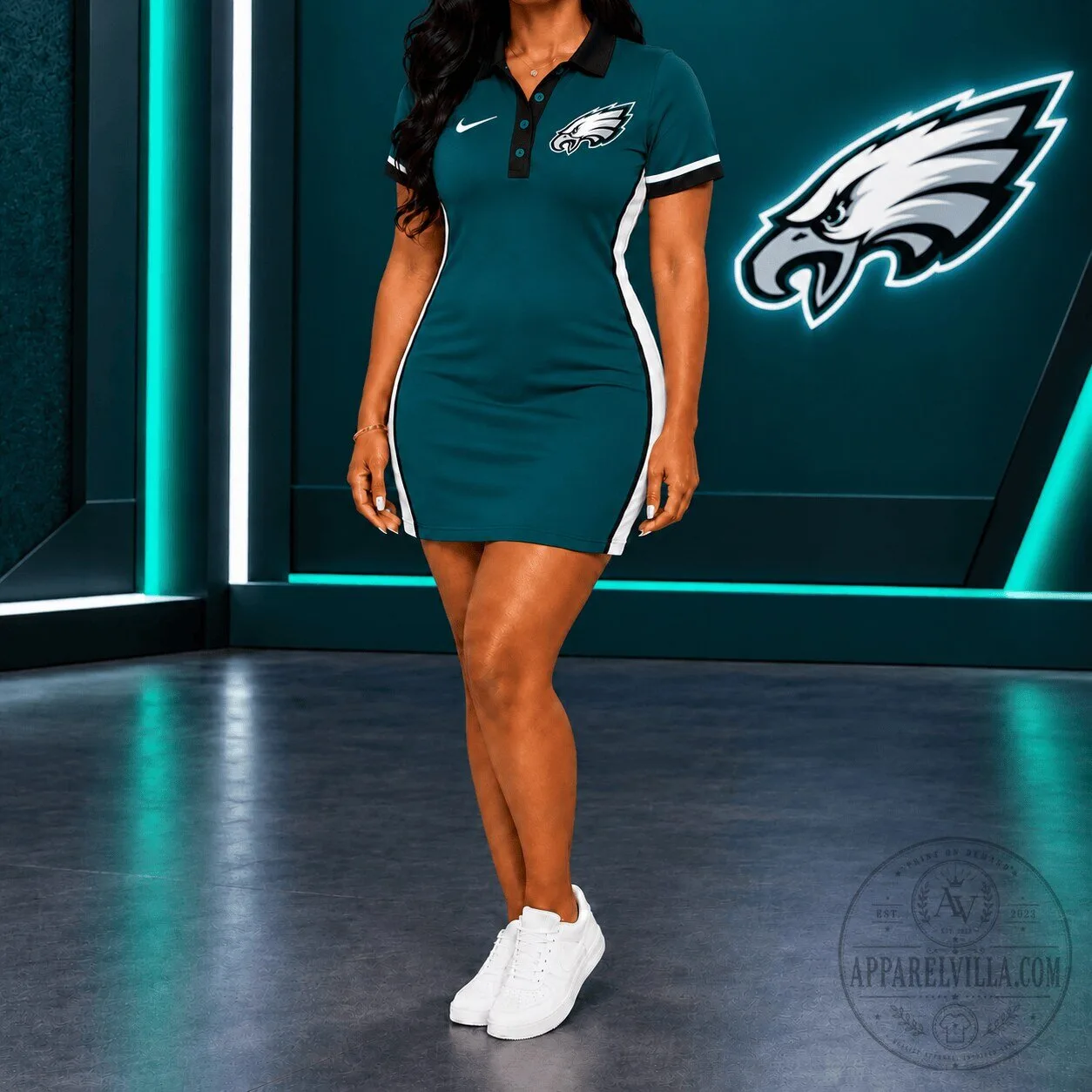 Philadelphia Eagles Women's Polo Dress